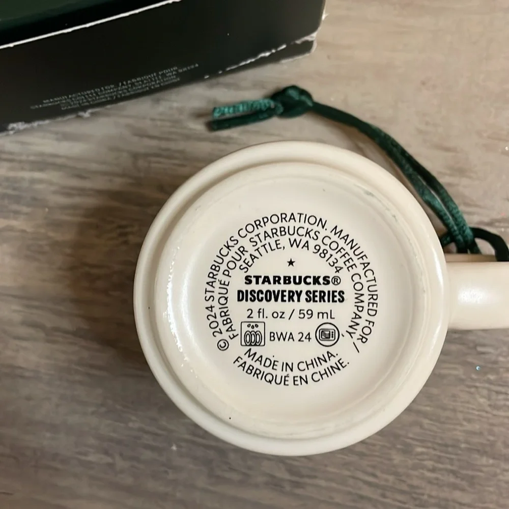 Starbucks discovery series collection cup ornament Washington coffee travel